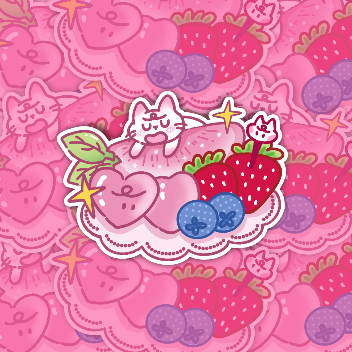 Pink Peach ♥︎ Sticker